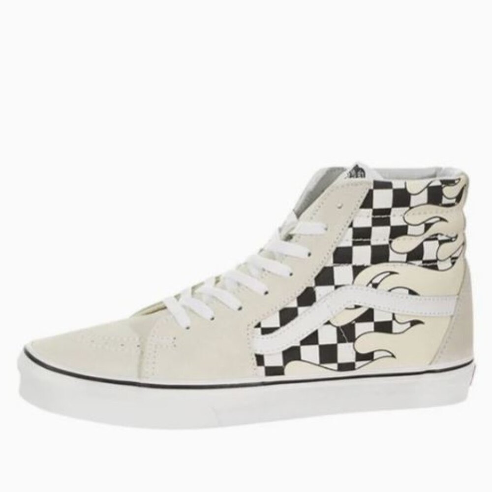 VANS Skate Hi “Checkerboard Flame” Size 6M/Size 7.5W